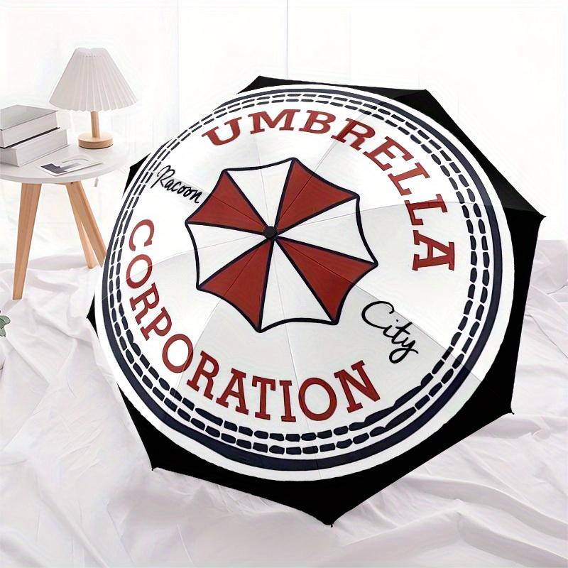 1pc Umbrella Corporation Logo Umbrella with Plastic Handle,Suitable for All Seasons Home Travel Outdoor UmbrellaM1006