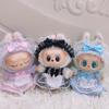 For 17cm Labubu Doll Clothes Fashion Clothes Dresses Doll Clothes Color Match Headscarf Dolls Accessories Cute Decoration Little Clothes