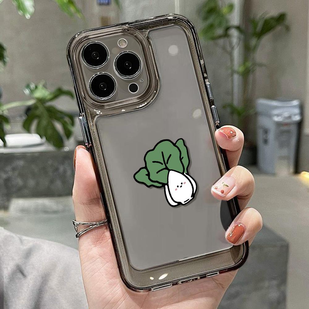 Милый нишевый капустный чехол подходит для iPhone17promax космического телефона Apple 16 прозрачный 15/14 поколений