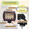 Off-road Vehicle Modified Spotlights Assist External 4 Three-eye Off-road Vehicle 20LED Lights Repair Working Lights