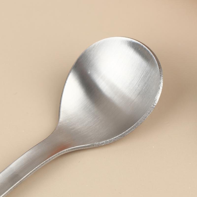 Stainless Steel Fork Spoon Tableware Set Fine Polished Salad Spoon Cake Fruit Fork for Cafe Restaurant
