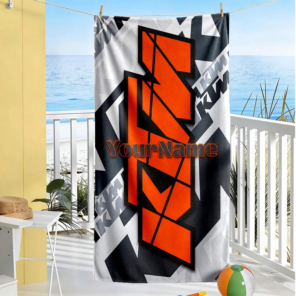 Doctor46 Customize Your Name Beach Towel Quickdry Soft Microfiber Perfect For Traveling Yoga Camping And Swimming