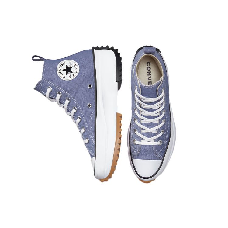 Converse Run Star Hike High Slate Lilac Unisex Sneakers Purple White A03702C