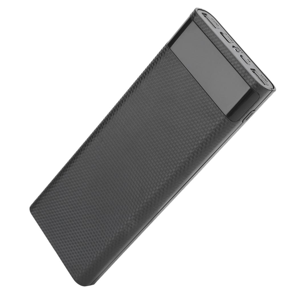 Легкий корпус-органайзер на 8 аккумуляторов 18650 для DIY портативного power bank, черный