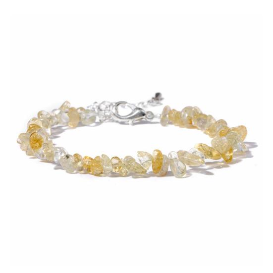 Women Bracelet Irregular Beads Decor Adjustable Length Non-fading Bracelet Wrist Jewelry Versatile