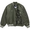 New Era FW25 Серия нейлоновых стадионных курток MLB New York Yankees Свободная Короткая Изогнутая Домашняя Буква Однобортная Повседневная Простая Куртка с Длинным Рукавом 14742036