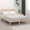 VidaXL Bed Frames Solid Pine Wood 200x200 Cm 3104238