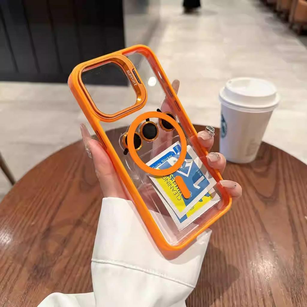 Подходит для чехла для мобильного телефона Apple 16 Магнитная присоска Кронштейн U1 с плёнкой для объектива Защитный чехол для iPhone14promax из ПК 15