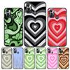 Love Heart Case for Tecno Spark 7 Cases Tecno Spark 6 GO 7P 2020 6 Air 5 Pro Fundas Camon 15 12 Pova 2 Shell Silicon Black Cover