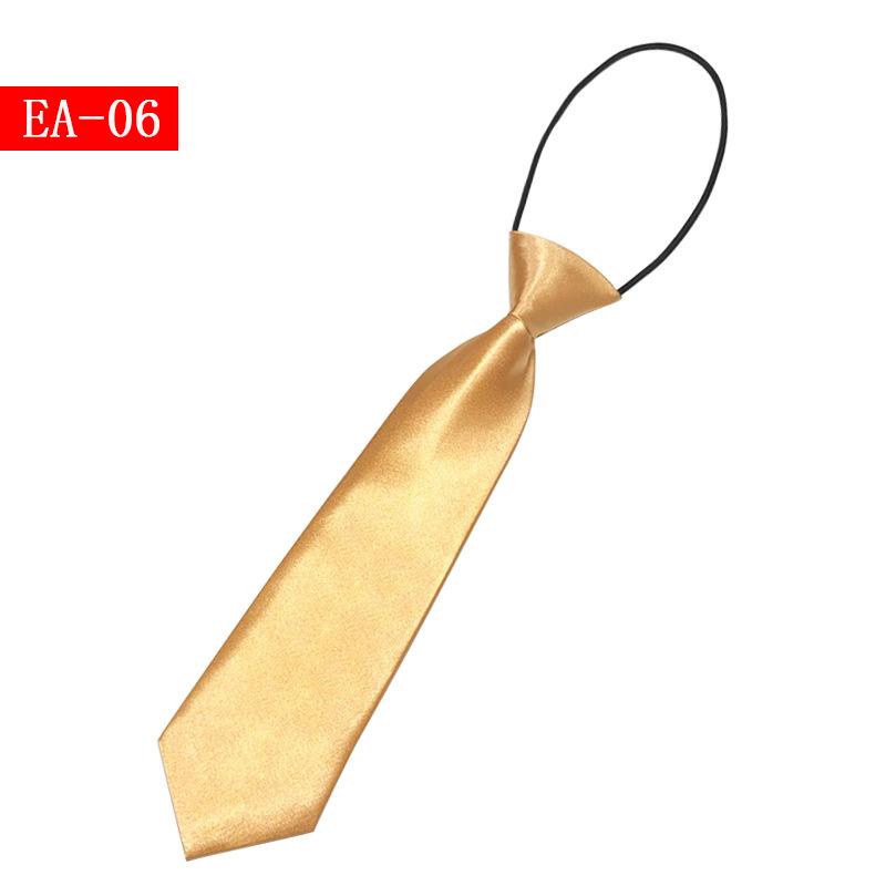 Детский однотонный маленький галстук для мальчиков и девочек, простой, короткий, эластичный, для малышей, детей, учеников начальной школы