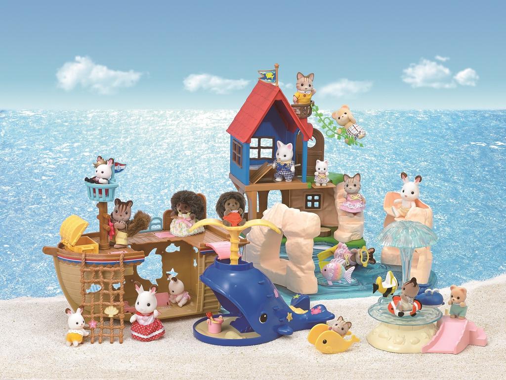 Семейная поездка Sylvanian Families [Карусель на берегу моря] Co-59