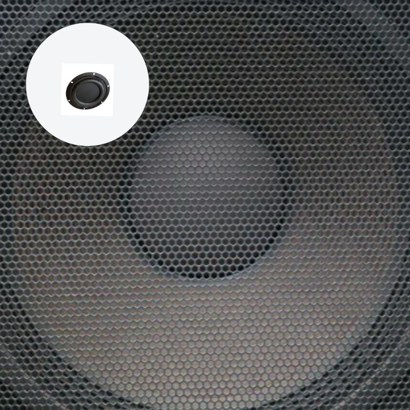 Вибропластина для 6,5-дюймового динамика с монтажными отверстиями. Мембрана для автомобильных и домашних кинотеатральных динамиков.