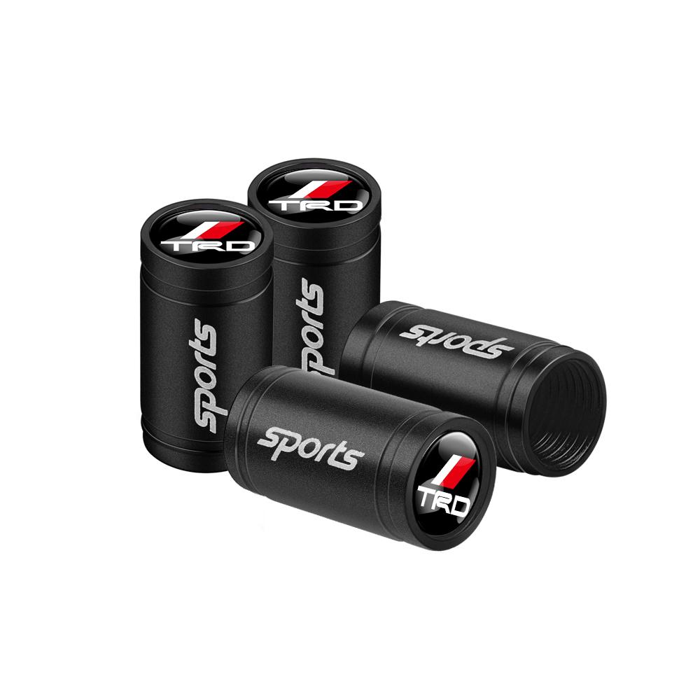 Для Toyota 2026 Горячие Колпачки Ступицы 4 шт. Автомобильные Спортивные Логотипы Металлические Колпачки Клапанов Шин Колес Аксессуары Для Toyota Rav4 Corolla Camry Mir