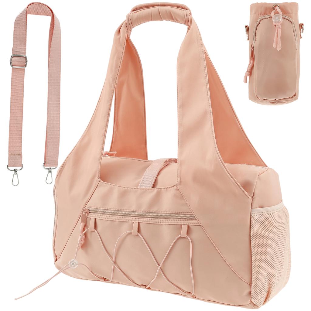Women Gym Bag Large Capacity Lightweight Lady Workout Tote With Shoe Compartment Bottle Sleeve for Travel Weekend Go Out