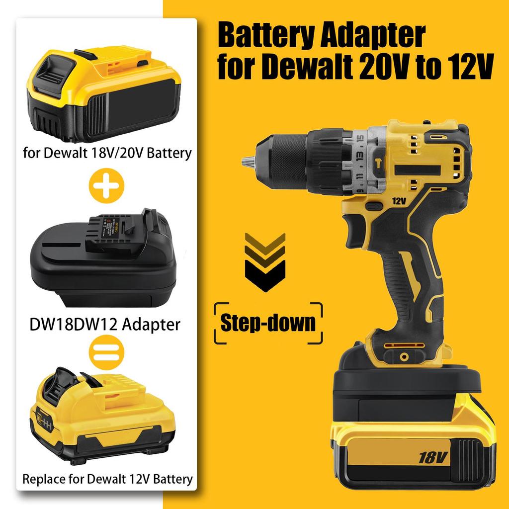 Адаптер аккумулятора для литий-ионных моделей DW18DL12 MT18DL12