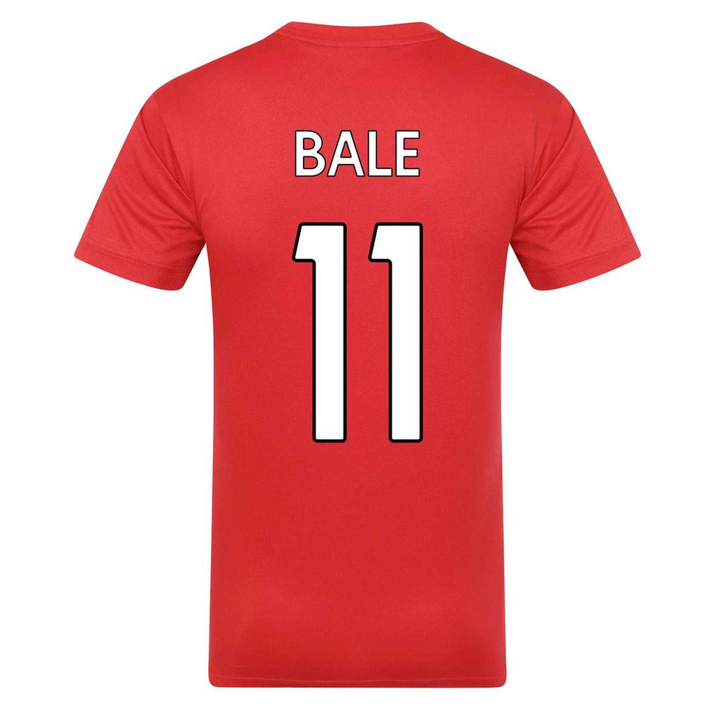Wales Cymru Mens Bale 11 Polyester T-Shirt