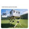 MOBIGARDEN Carbon Steel Roll-Up Camping Table