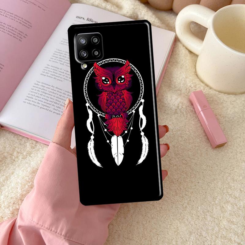 Чехол для телефона Dream Catcher Feather Wolf для Samsung Galaxy A54 A34 A14 A13 A53 A33 A73 A51 A71 A12 A22 A32 A52 A72 A52S