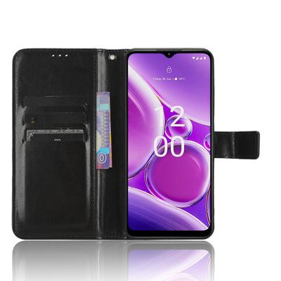 Для Nokia G42 Чехол-книжка из ПУ кожи с откидной крышкой Текстура "Crazy Horse" Подставка Кошелек Чехол для телефона