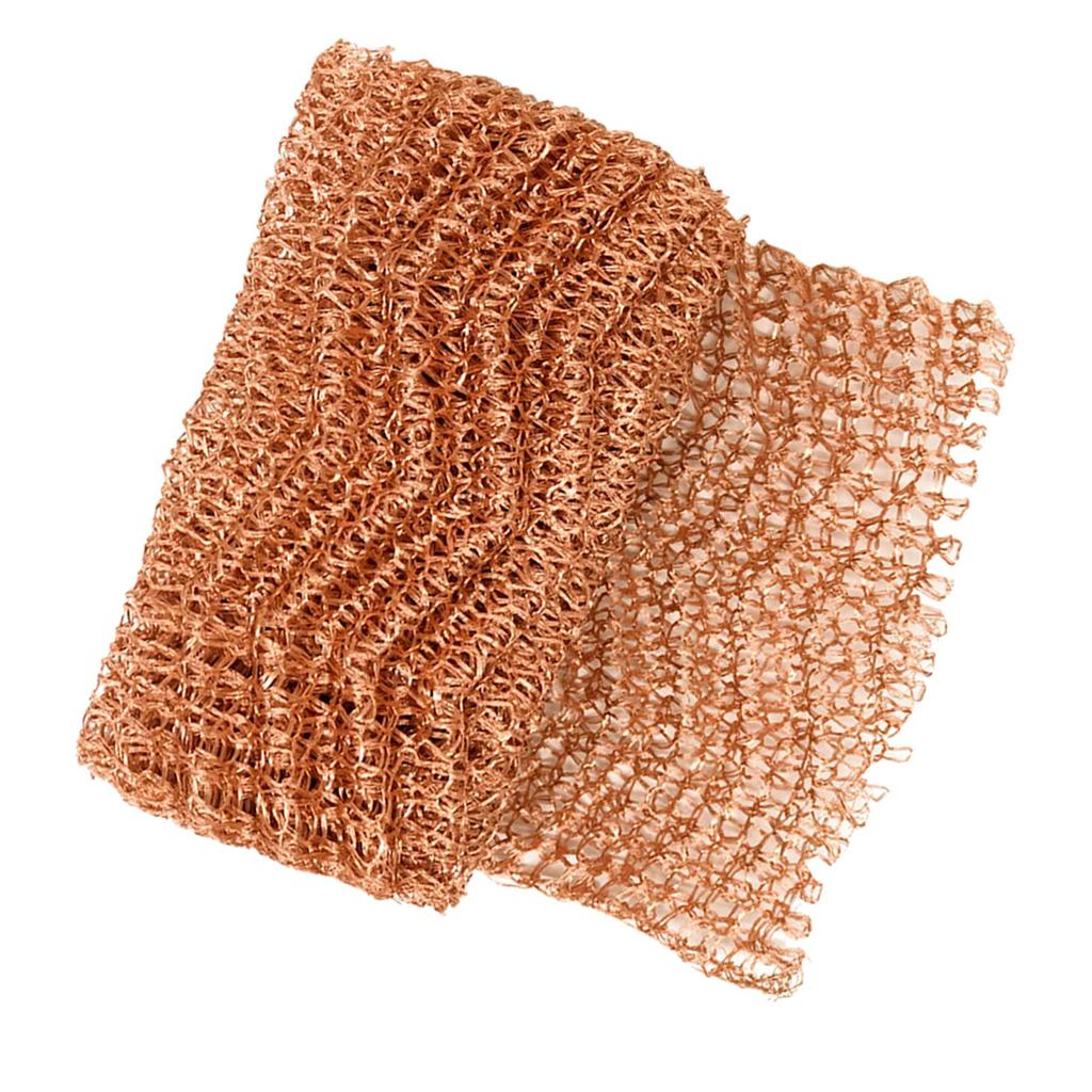 Фильтры для паров из медной сетки в рулонах 12,7 см x 6 м, устойчивые к ловушкам для улиток, медная вязаная проволочная сетка