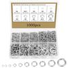 1000PCS304 Stainless Steel Spring Gasket Set Elastic Gasket Spring Gasket M2M3-M12