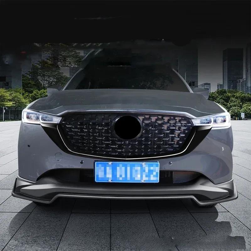 Для Mazda CX-5 CX5   АБС Черная Решетка Переднего Бампера Сетка Решетка Капот Часть Передняя Накладка Кузова Автомобиля Гоночная Отделка Двигателя