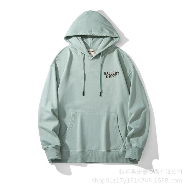 Unisex Oversized Hoodie With Silicone Letter Print Front Cotton Long Sleeve Pullover Fall