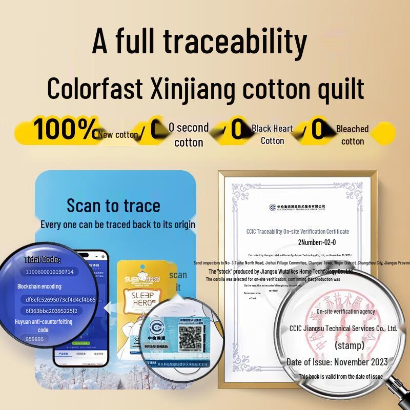 Sleep Hero 100% Xinjiang Cotton Quilt