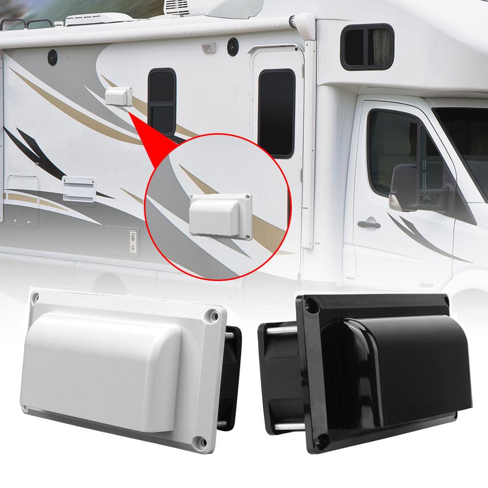 For Camper Trailer Motorhome Boat Marine Yacht Car Accessories Caravan Side Air Vent Ventilation Exhaust Fan 12V 25W White Black Fans