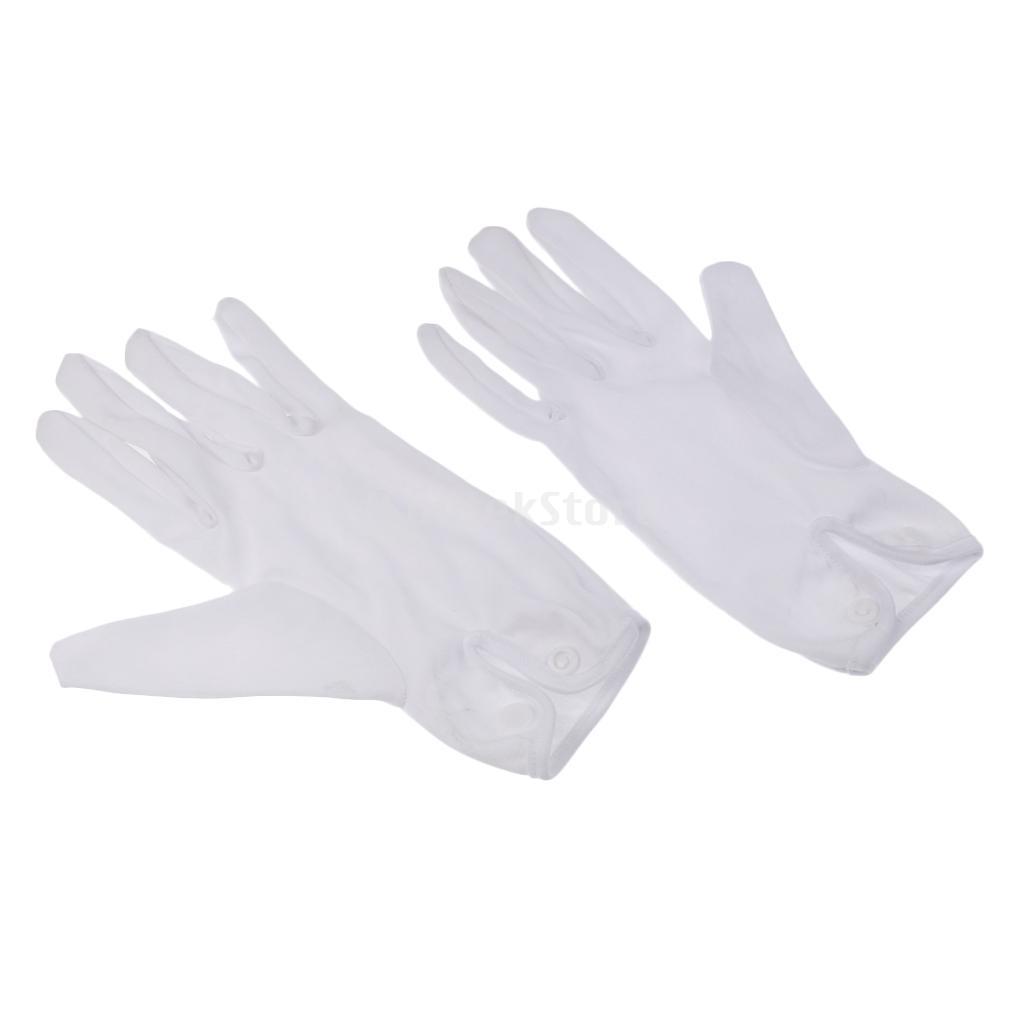 2 Pieces White Gloves for Snooker / Pool Referee -