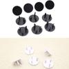 Baby Round Shape ABS 10Pcs Safety Power Protection Cover Plug Cover UK Power Socket Guard Protector