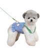 Korean Striped Pet Chest Back Traction Rope Cartoon Dog Harness Creative Pet Clothing  Pet Supplies