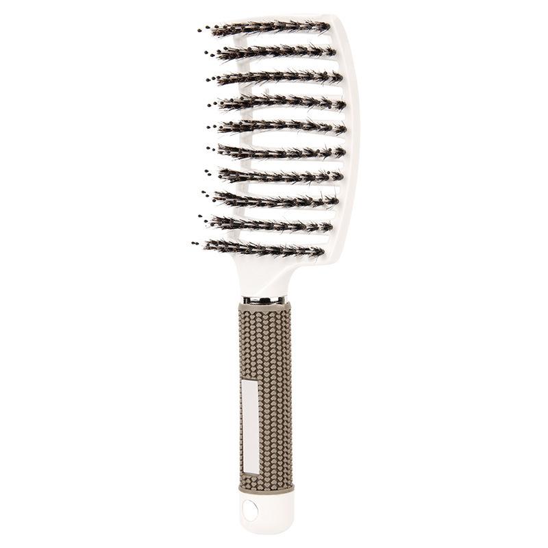 Women's Hair Scalp Massage Comb Bristle Nylon Hair Brush Curling Hair Brush Salon Beauty Tools Vent Compact Customized Logo