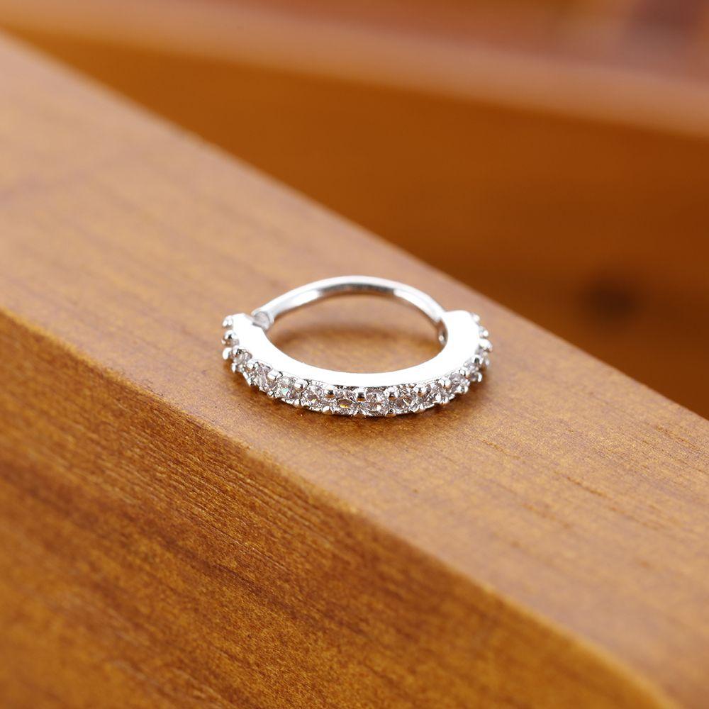 Small Body Piercing Jewelry Labrets Lip Ear Studs Rhinestone Cartilage Helix Tragus Earrings