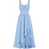 Renaissance Dress Women Summer Sleeveless Corset Sundress with Pockets