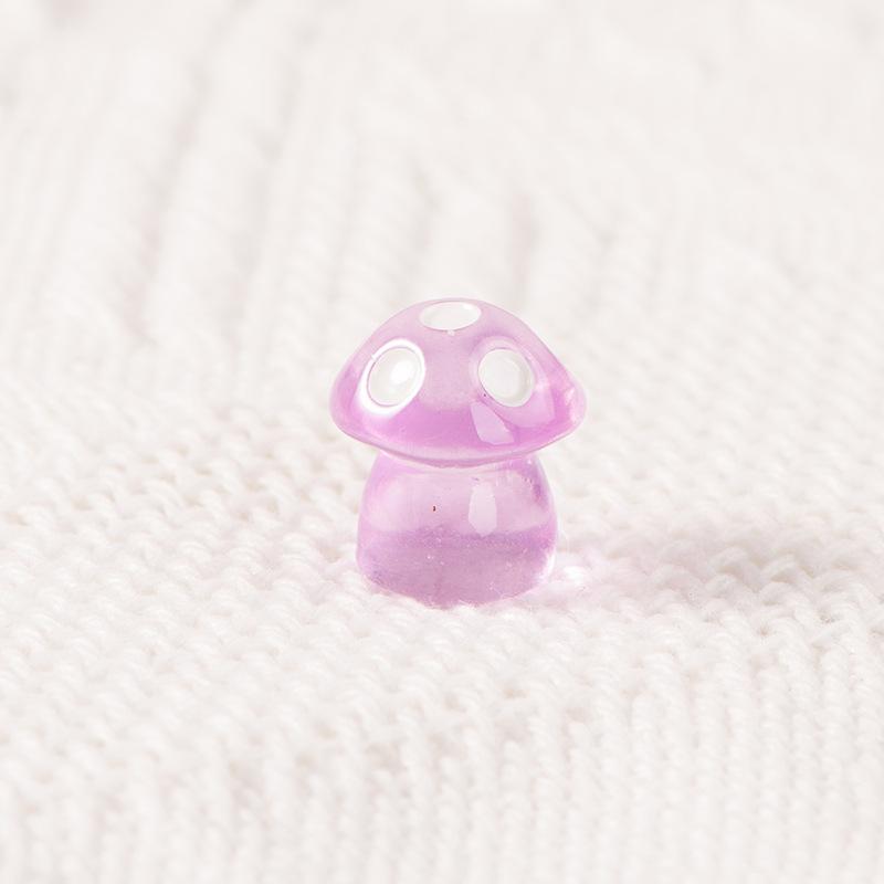 Светящиеся в темноте маленькие грибы из смолы украшения микро ландшафтный сад материалы своими руками аксессуары настольные милые светящиеся украшения