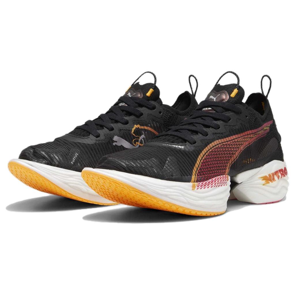 Puma Fast-R Nitro Elite 2 Black Sun Stream Women Sneakers Sunset-Glow 310008-01