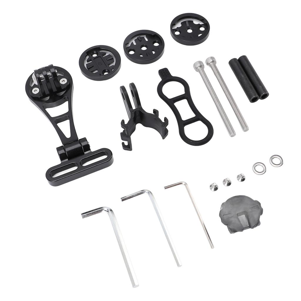 Out Front Cycling Computer Mount Adjustable Out Front Handlebar Mount Compatible for Action Camera