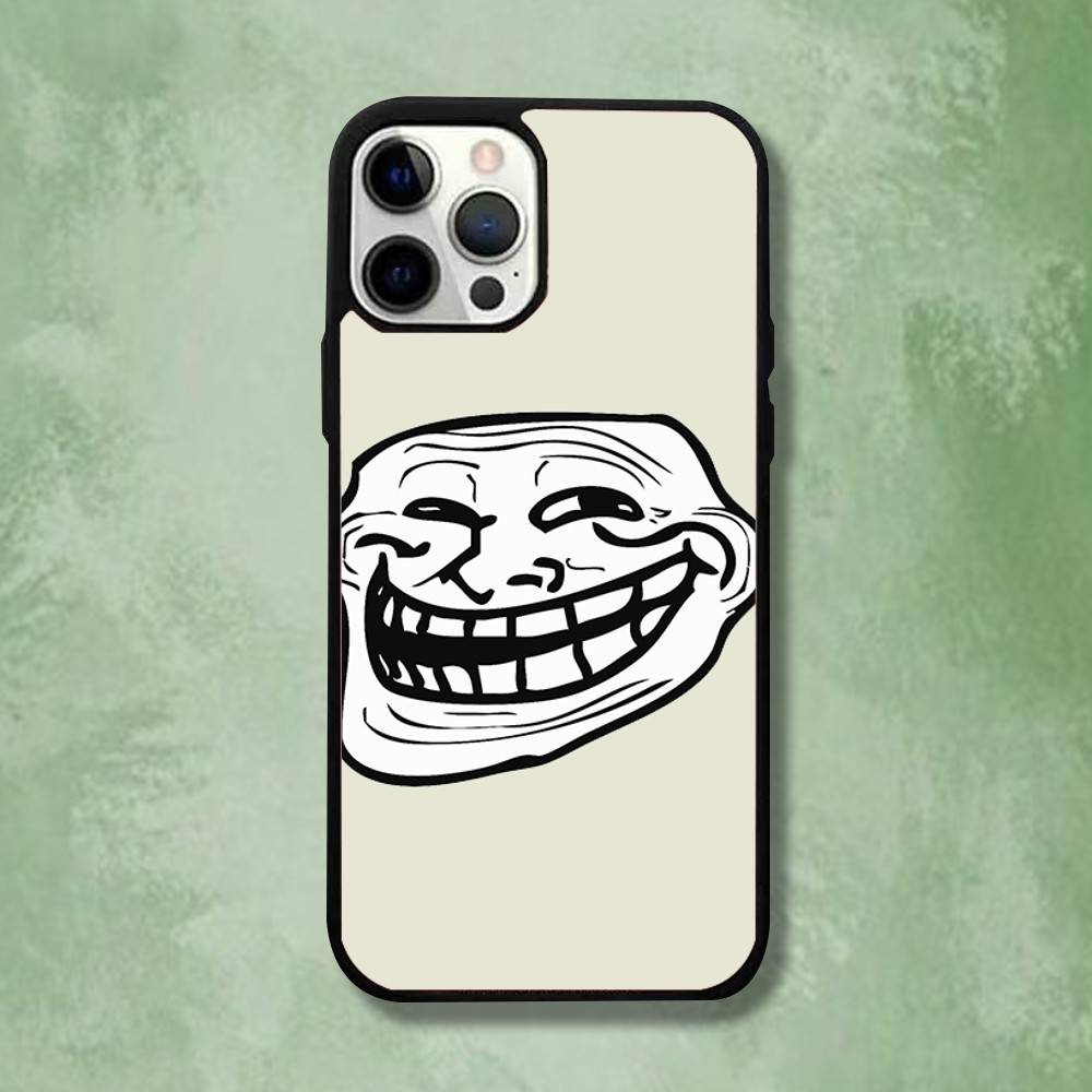 Чехол для телефона-мема T-Trollfaces Comics Для iPhone 16,15,14,13,12,11,Pro,Max,Plus,Mini,SE4,E Магнитный Magsafe Беспроводная зарядка