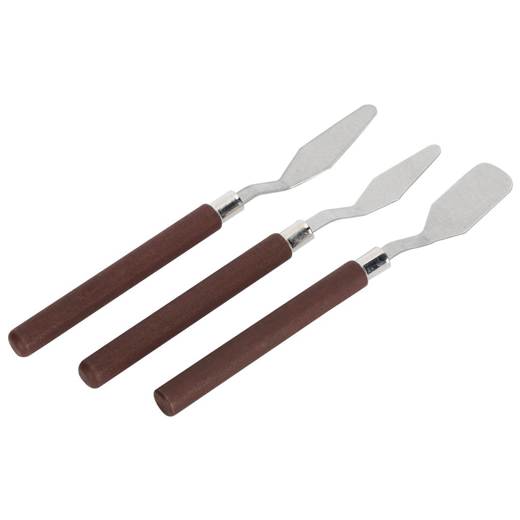 3 шт. Мастихин из нержавеющей стали, шпатель, инструмент для рисования маслом, глиняная скульптура