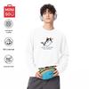 MINISO Мужская футболка с длинным рукавом из чистого хлопка