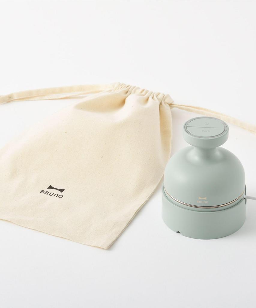 BRUNO EMS Electric Head Spa Scalp Body Care Shoulder and Neck Massager, Waterproof, Portable Storage Bag Included, Green, BOE148-GR