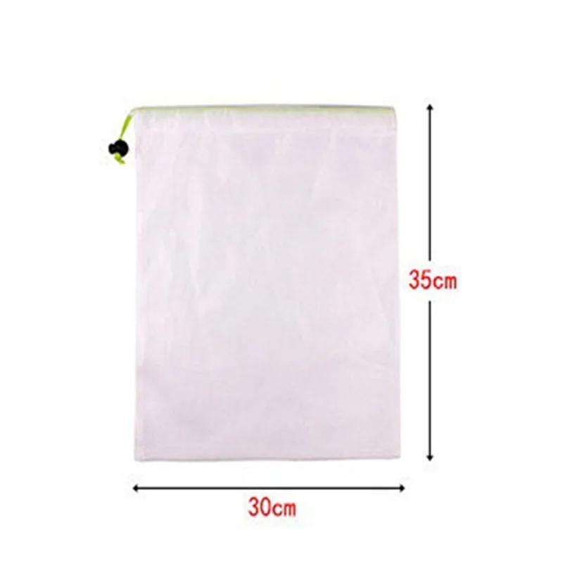 Многоразовые сетчатые пакеты для продуктов — моющиеся пакеты для продуктов — 12 красных маленьких размеров (8 дюймов х 12 дюймов) Прозрачные сетчатые пакеты для хранения фруктов, овощей, игрушек