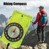 Waterproof With Magnifier Compass Ruler Advanced Magenetic Needle Compass Scaled Outdoor Gadget For Navigation Hiking Orienteering Scout