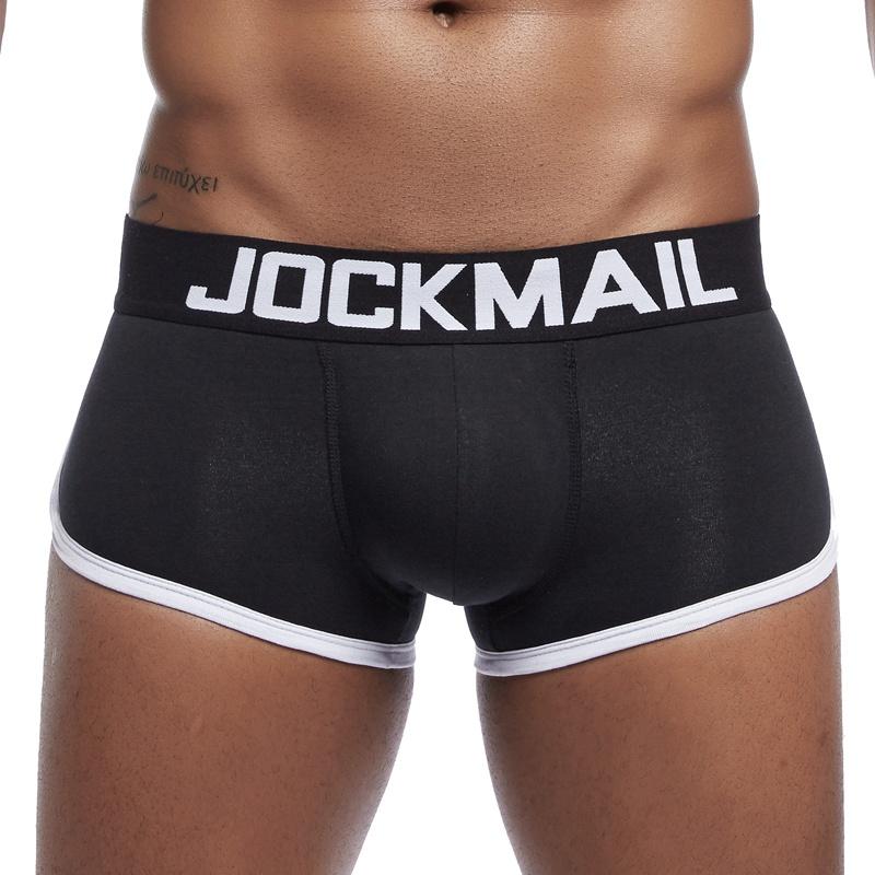 Боксеры JOCKMAIL Съемные набедренные подушечкиМужское нижнее бельеДышащий хлопокЗдоровый клуб спортивный стильТрусы-плавки