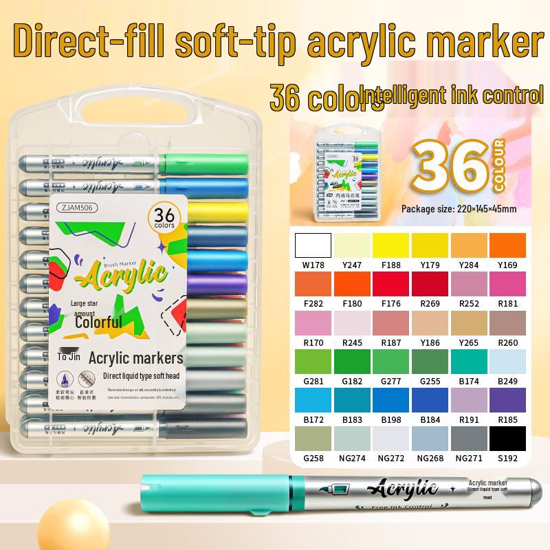 Акриловый маркер Арт Профессиональный - Акриловый маркер-акварель с тонким наконечником