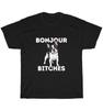 Bonjour Funny French Bulldog Frenchie Dog Pet Lover T-Shirt