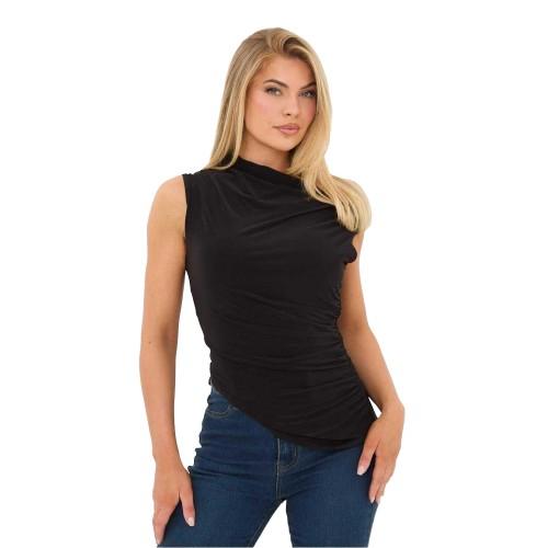 I Saw It First Womens/Ladies Ruched One Shoulder Top