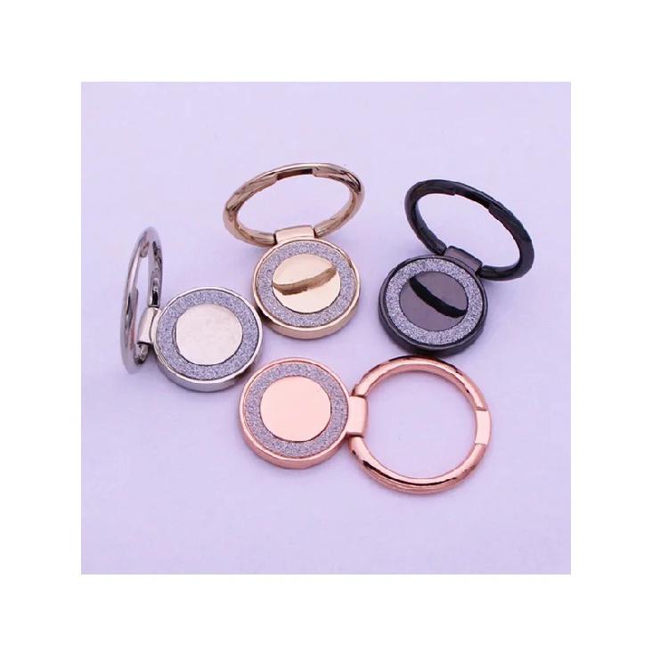 Круглый Складной Держатель-Кольцо для Телефона из Цинкового Сплава 360 ° 1 Вращающаяся Магнитная Ленивая Подставка