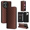 For TCL 60 SE NxtPaper 5G Stereoscopic Lines Flip Leather Wallet Skin PU Purse for TCL 60 SE NxtPaper 3D Magnetic Phone Cover